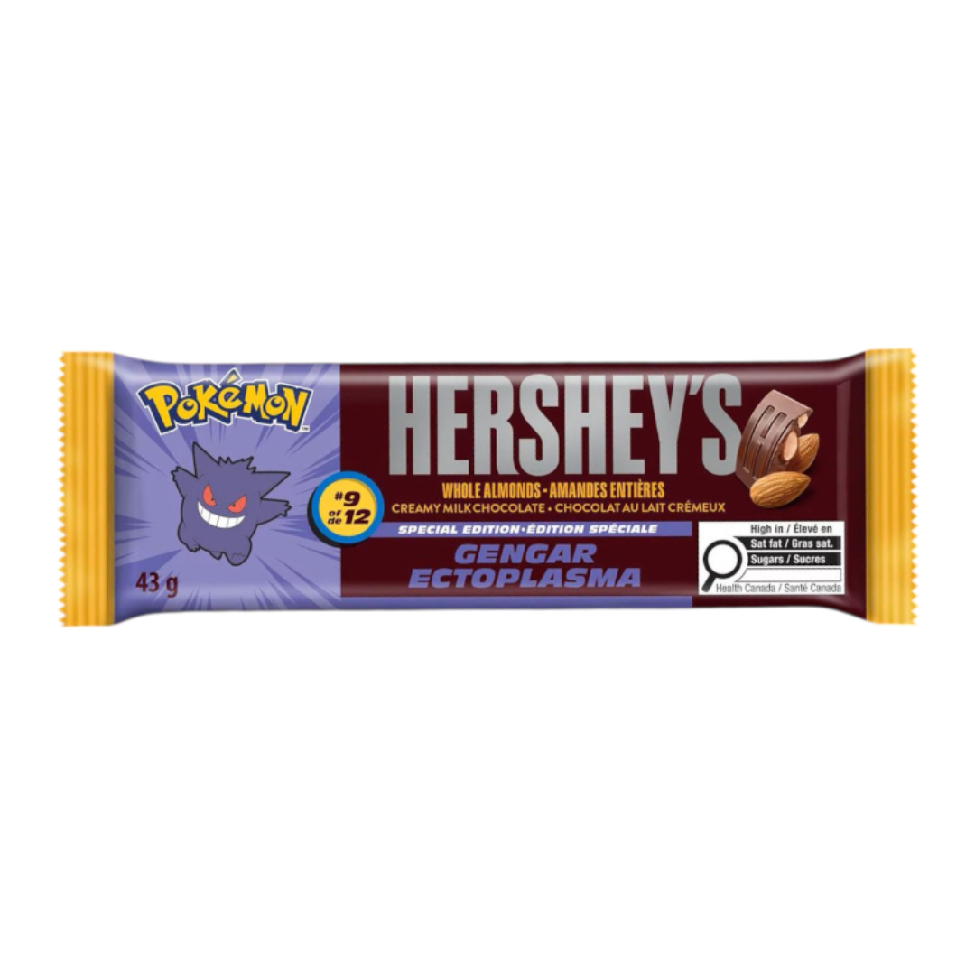 SINGLE BAR - Hershey's Special Edition Pokemon Milk Chocolate with Almond 43g - SINGLE BAR