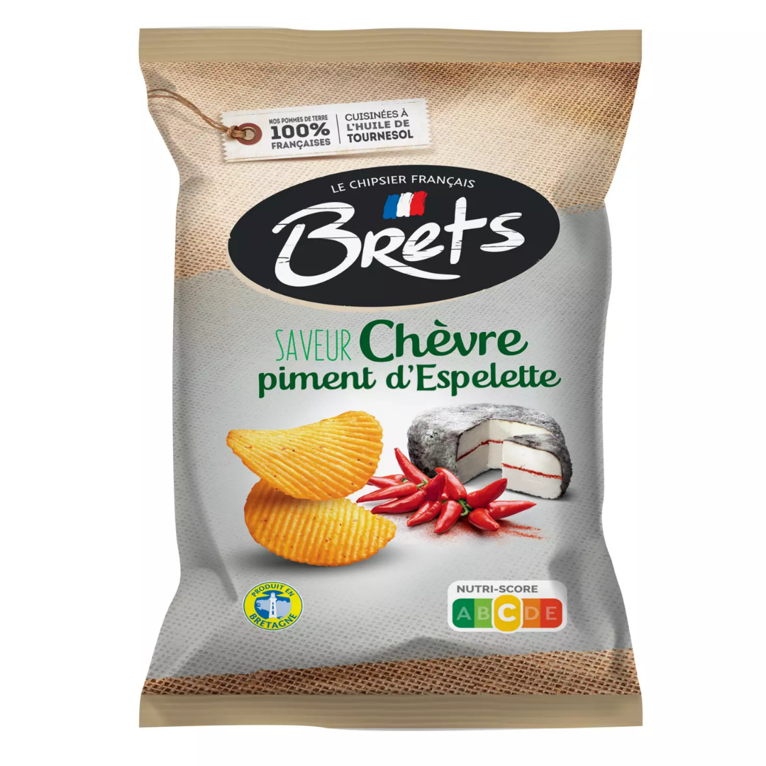 Bret’s Goats Cheese & Espelette Pepper – 125g