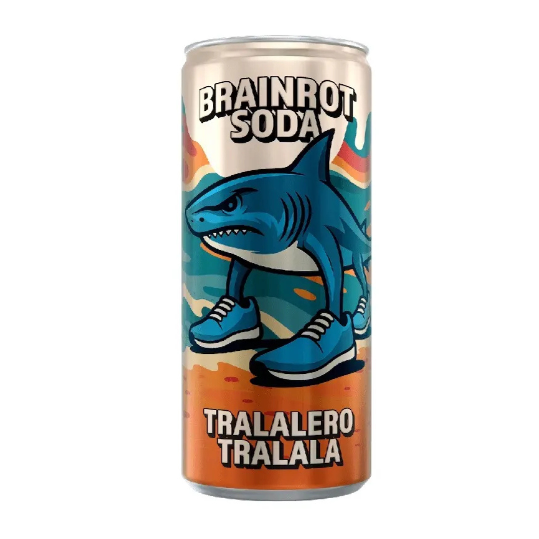 Brainrot Soda Tralalero Tralala (250 ml) Lemon & Lime