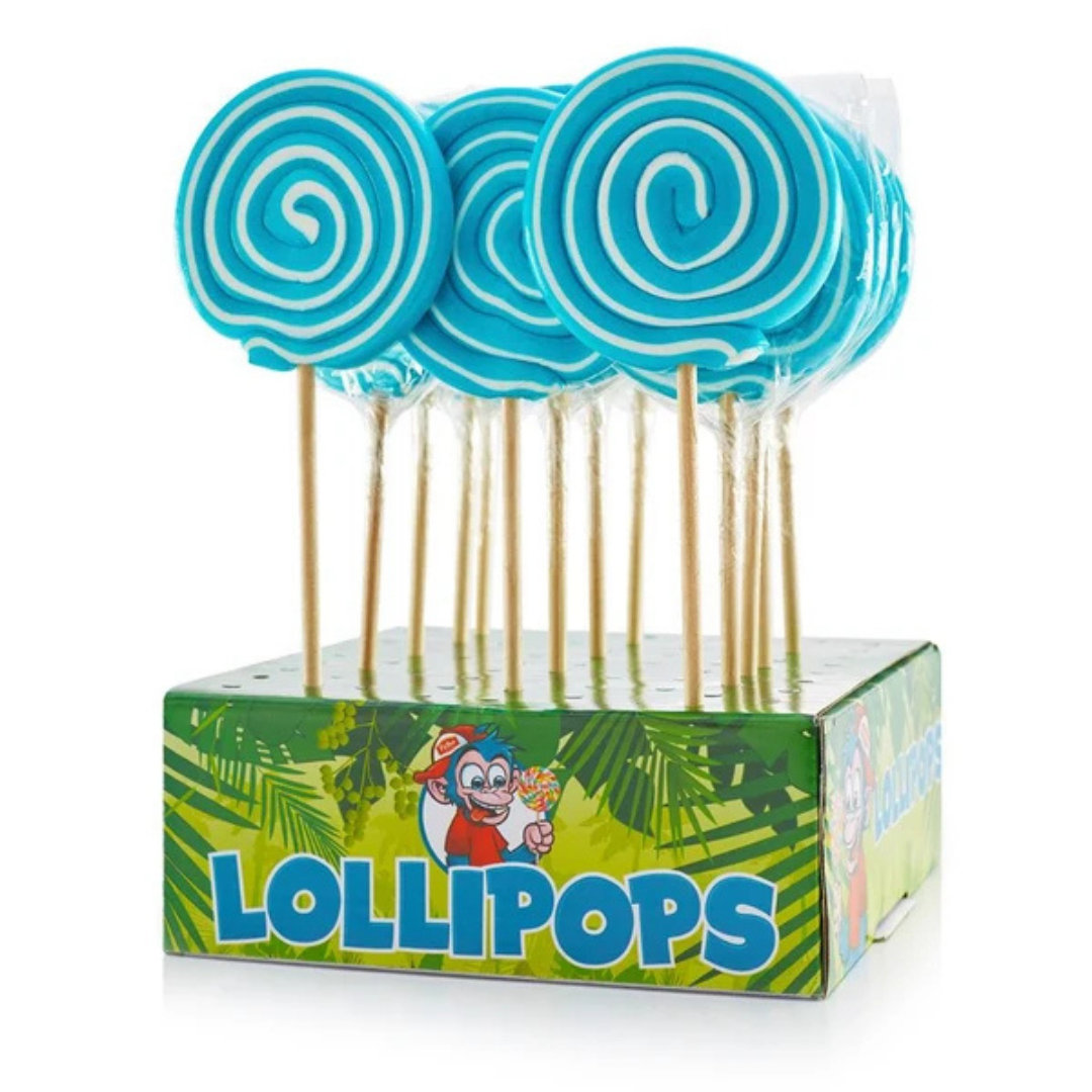 Felko Spiral Pop Blue 80g - SINGLE LOLLY