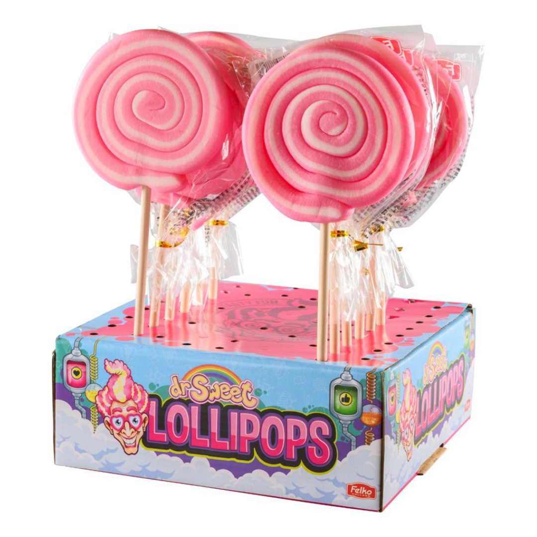 Felko Spiral Pop Pink 80g - SINGLE LOLLY