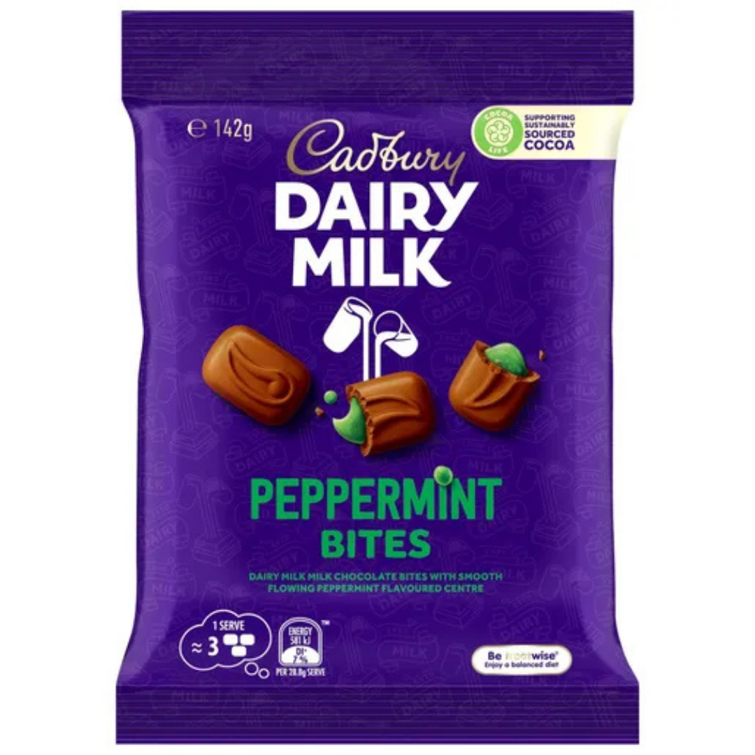 Cadbury Dairy Milk Peppermint Bites 142g