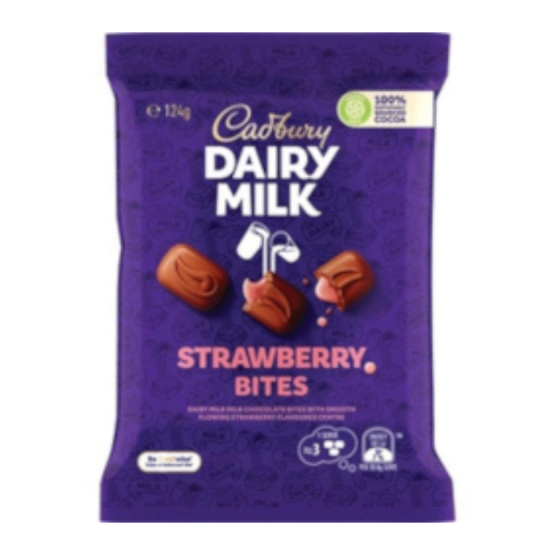 Cadbury Dairy Milk Strawberry Bites 142g