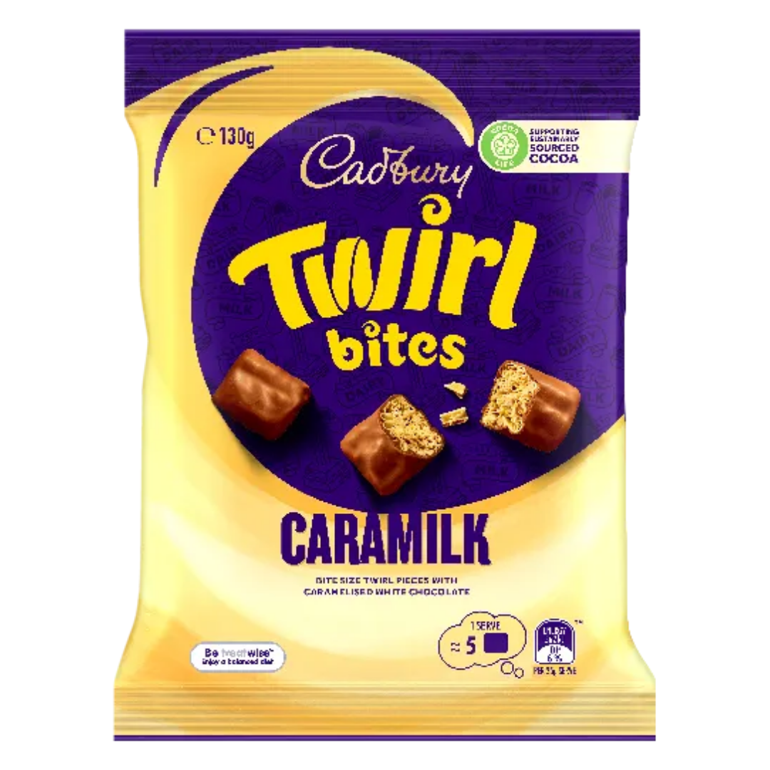 Cadbury Twirl Bites Caramilk 130g