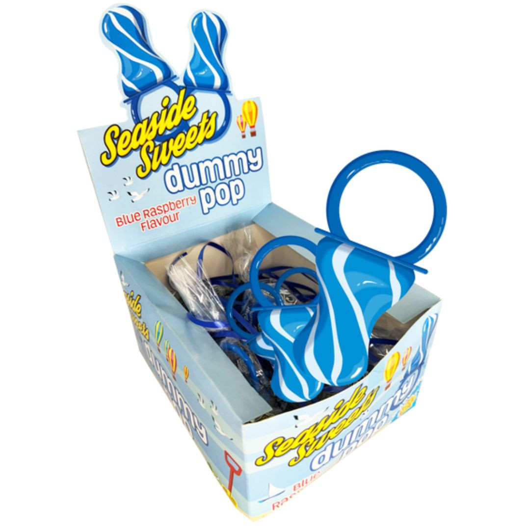 Seaside Dummy Pops Blue Raspberry 65g - SINGLE POP