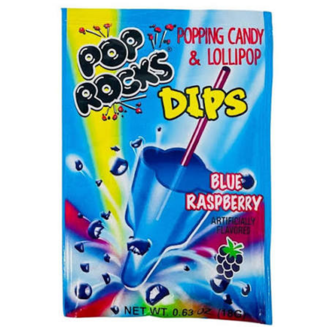 Pop Rocks Dips Blue Raspberry 18g