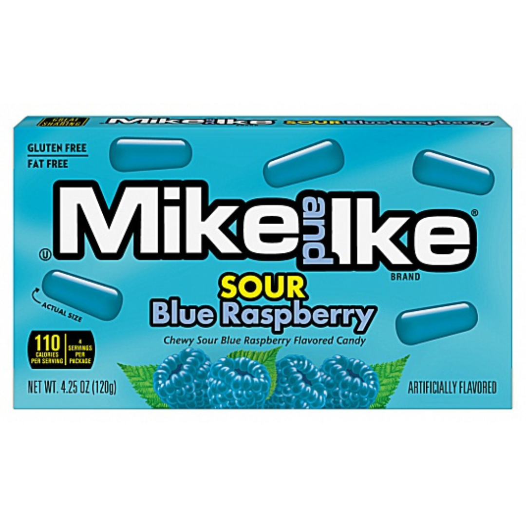 Mike and Ike Sour Blue Raspberry (120g)