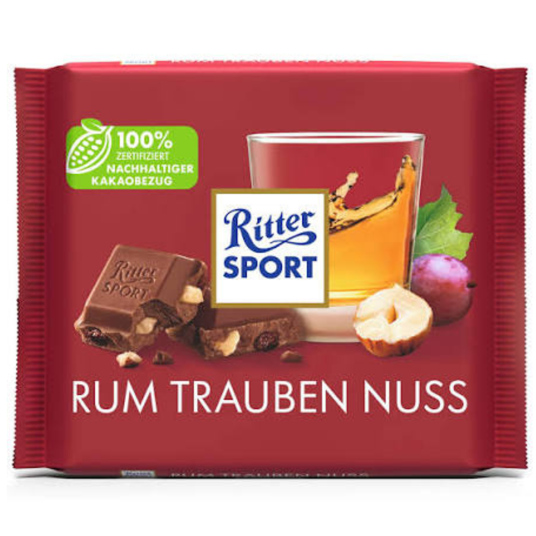 Ritter Sport Rum Trauben Nuss 100g