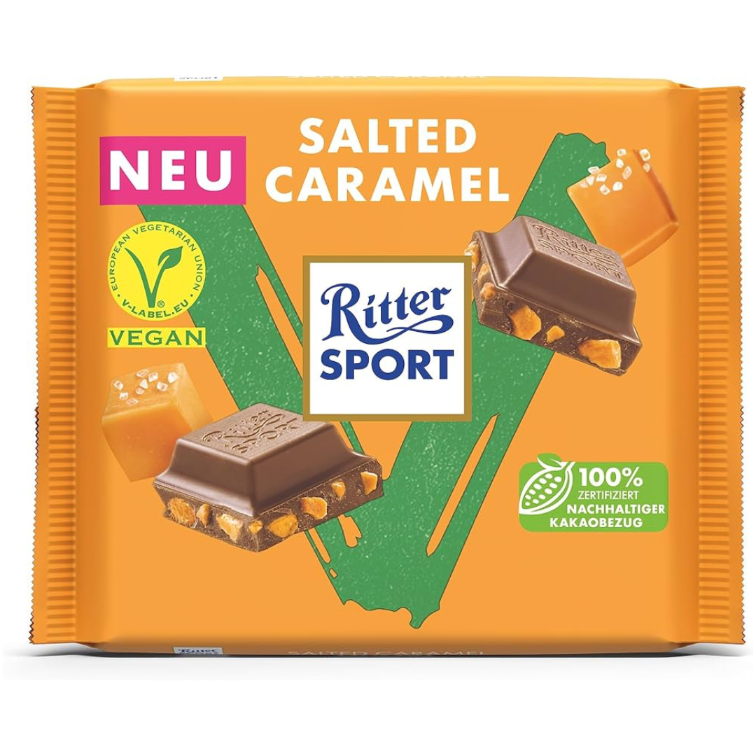 Ritter Sport Salted Caramel 100g – Vegan
