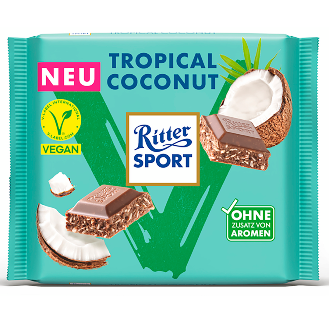 Ritter Sport Tropical Coconut 100g – Vegan
