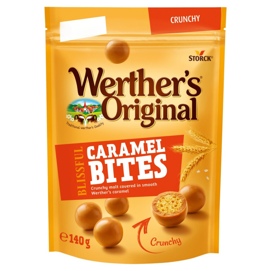Werther's Original Caramel Bites Crunchy 140g