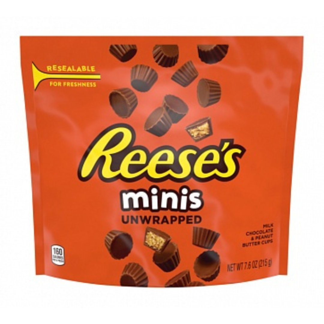 Reese's Minis Peanut Butter Cups Unwrapped (215g)