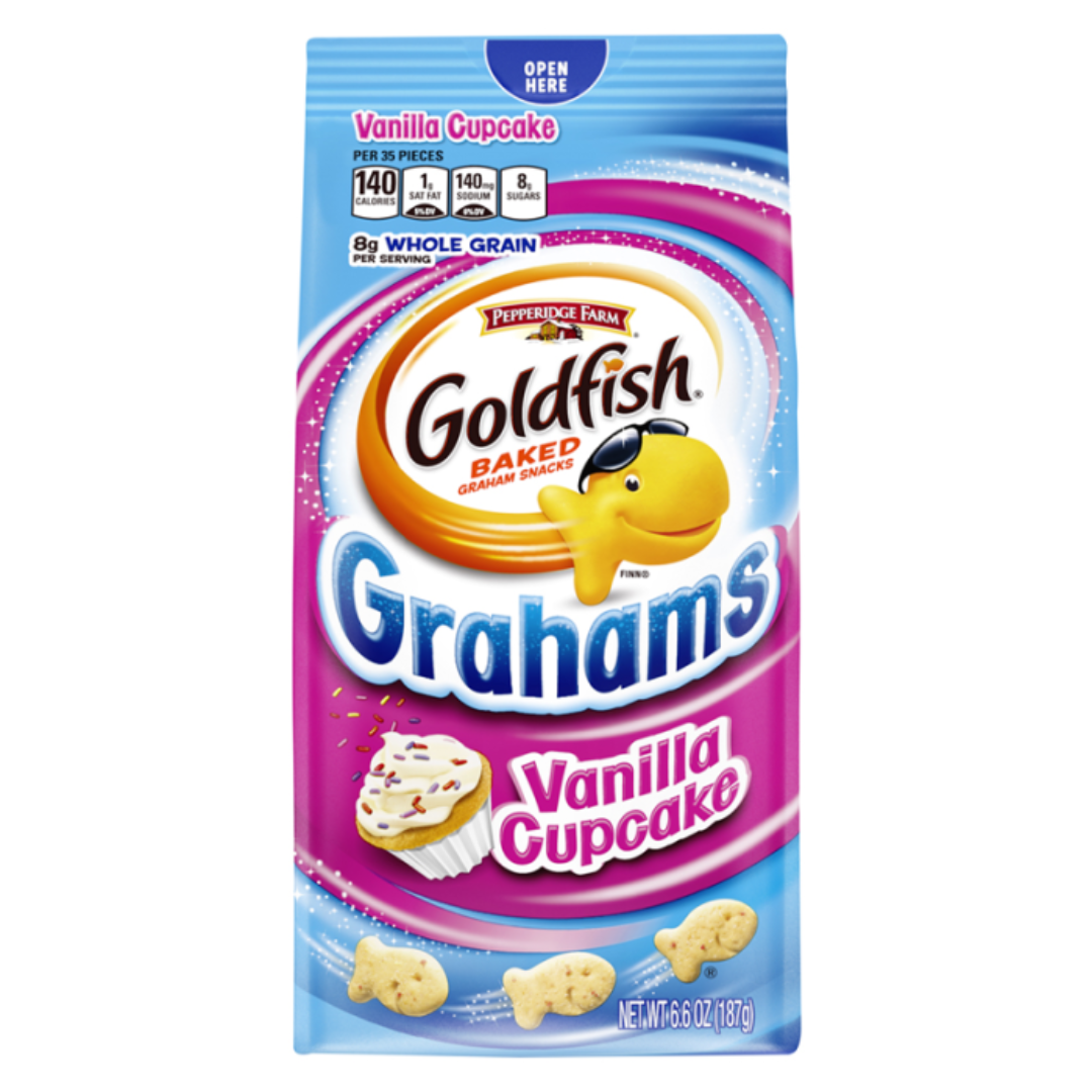 Goldfish Grahams Vanilla Cupcake