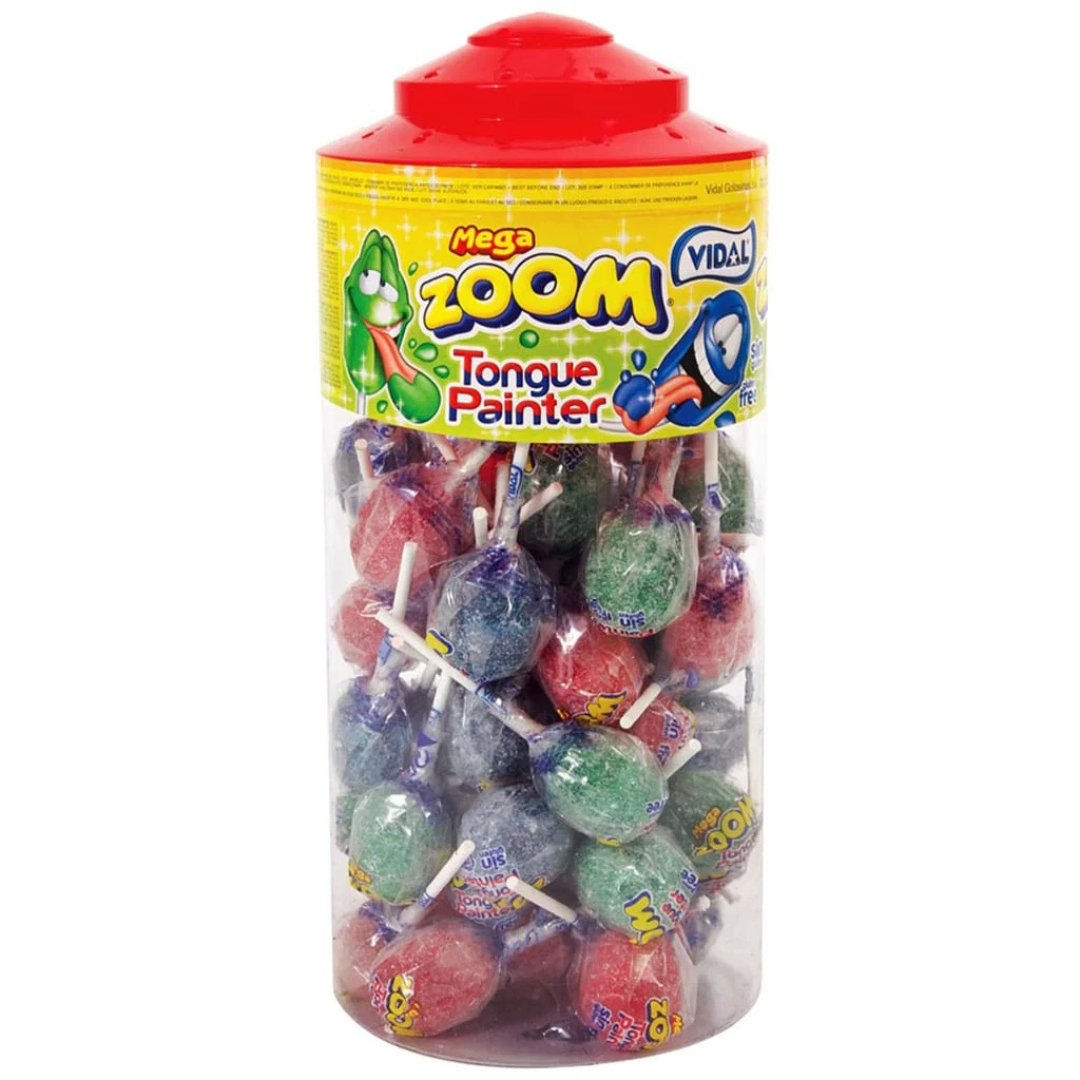 Vidal Tongue Painter Mega Zoom - SINGLE LOLLY AT RANDOM