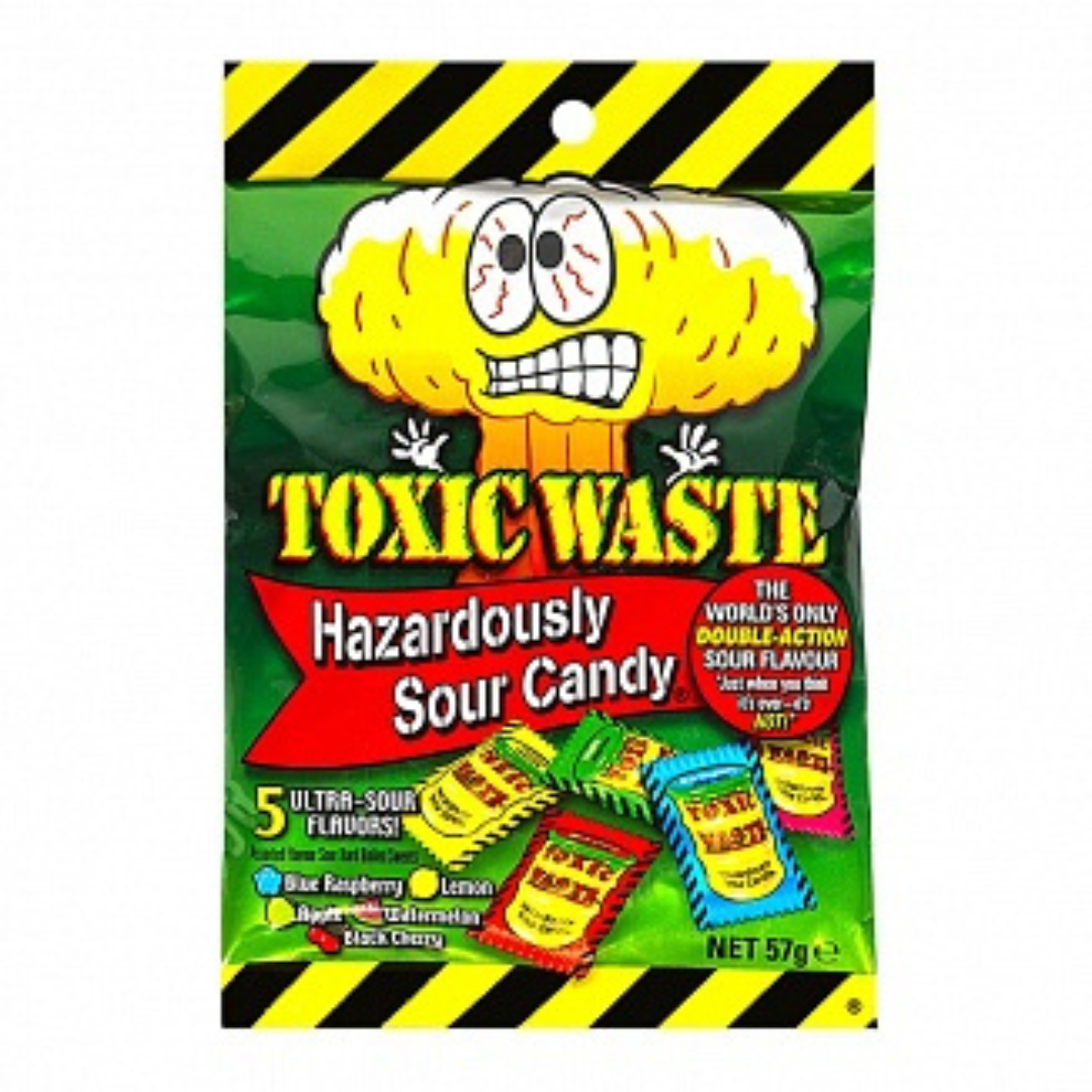Toxic Waste Hazardously Sour Candy (57g)