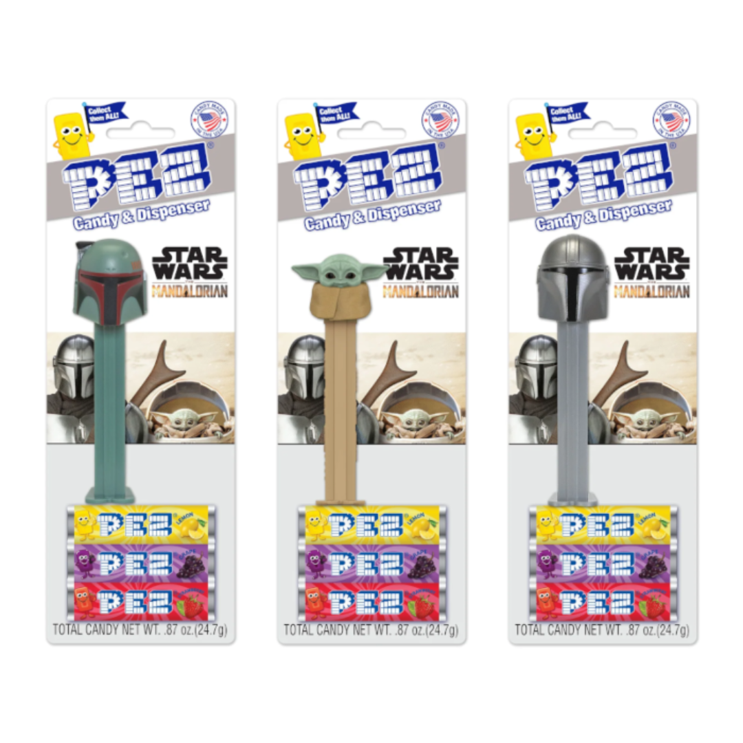 Pez Mandalorian Blister Pack 0.87oz (24.7g) - Single Unit At Random