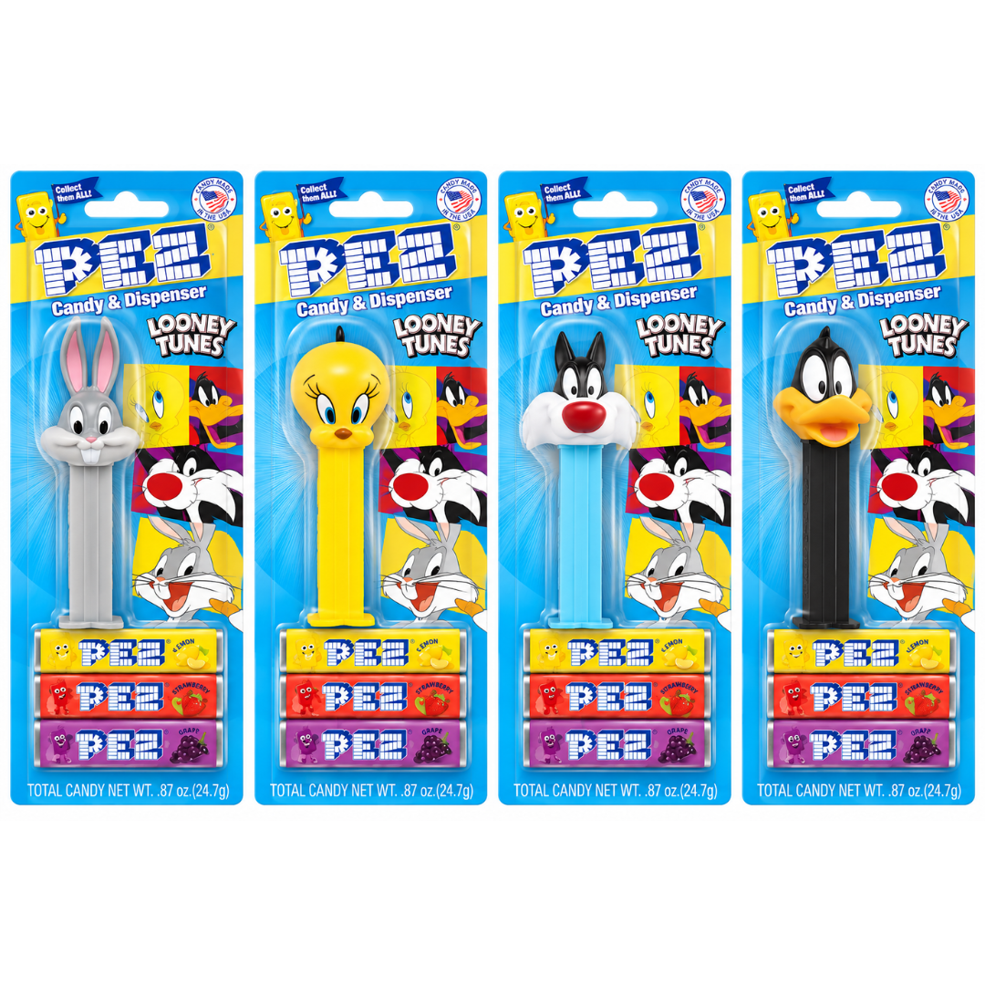 Pez Looney Tunes Blister Pack 0.87oz (24.7g) - Single Unit At Random