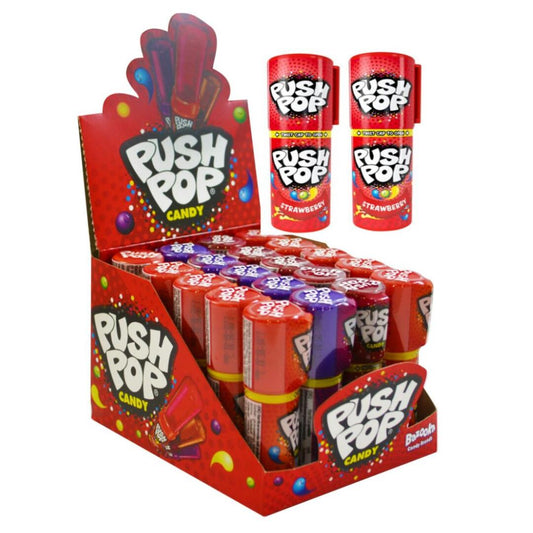 Bazooka Push Pops - SINGLE UNIT - Flavours Vary 15G