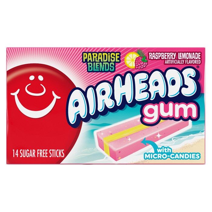 Airheads Gum - Paradise Blends Raspberry Lemonade - 1.185oz (34g)