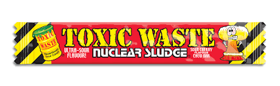 Toxic Waste Nuclear Sludge Chew Bar Sour Cherry