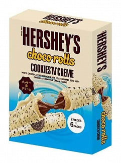 Hershey's Choco-Rolls Cookies 'N' Creme 6-Pack (108G)