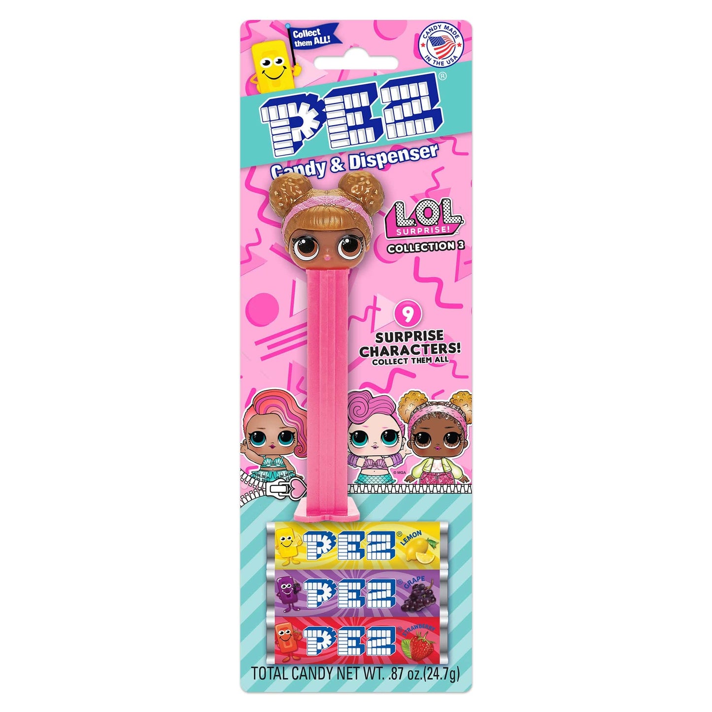 PEZ Lol Doll Dispenser & Candy (Single Unit)