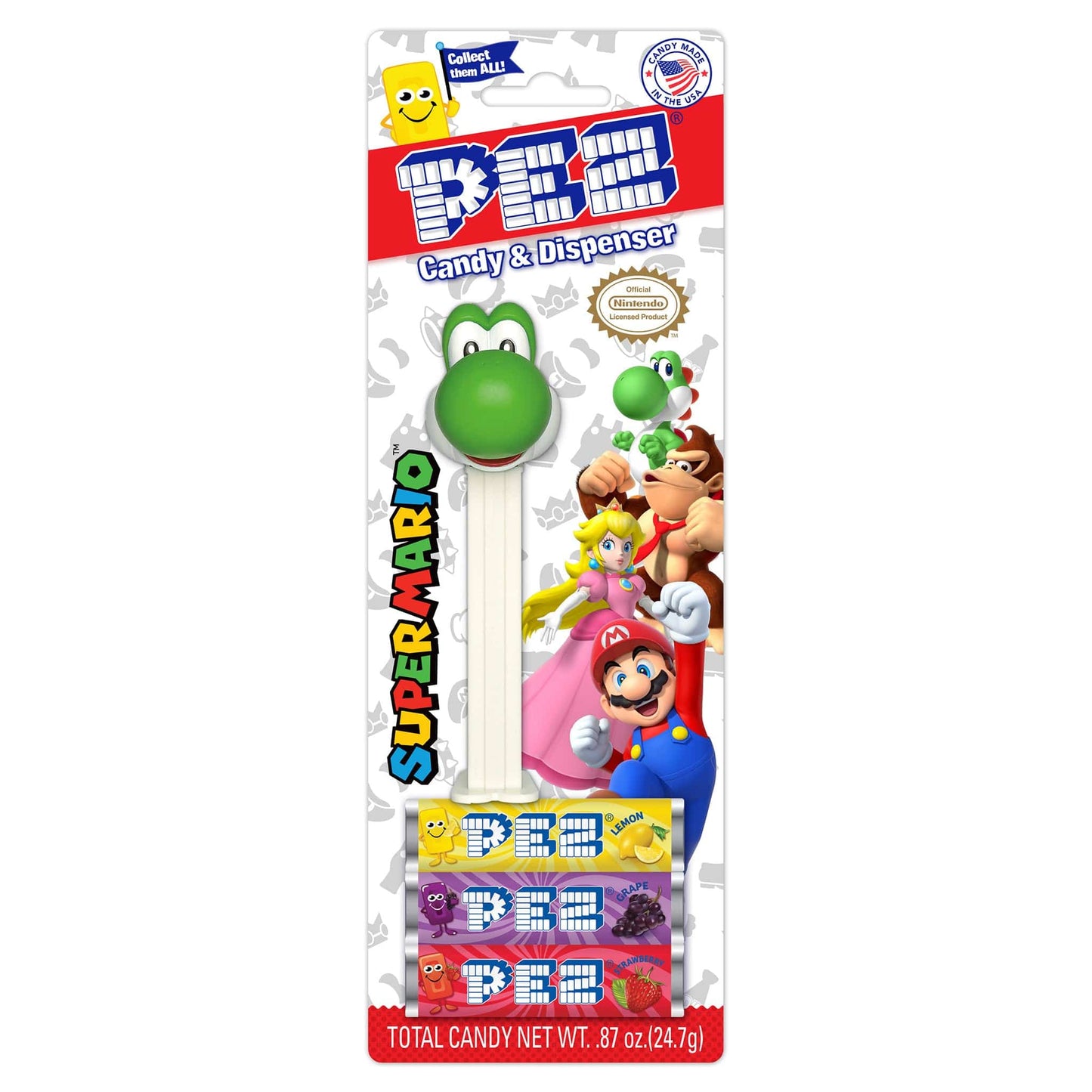 PEZ Nintendo Dispenser & Candy (Single Unit)