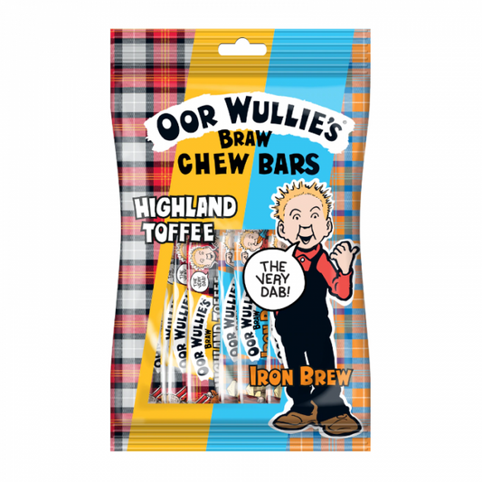 Oor Wullie Chew Bar Mix Peg Bag 150g