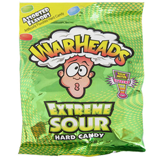 Warheads Extreme Sour Hard Candy - 2oz